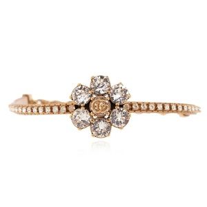 Gucci CRYSTAL DOUBLE G BRACELET retail $550